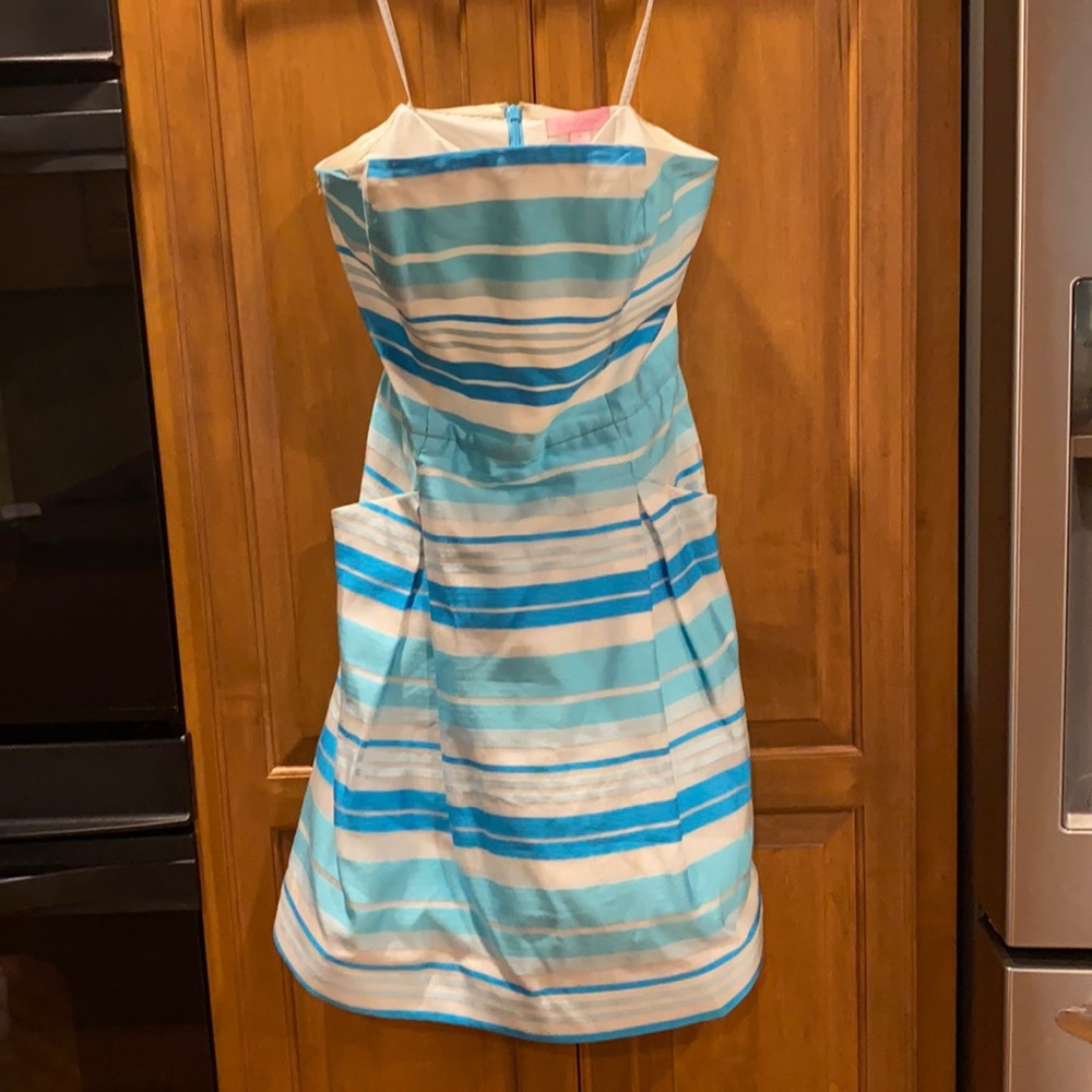 Gorgeous Lilly Pulitzer- silk dupioni dress!